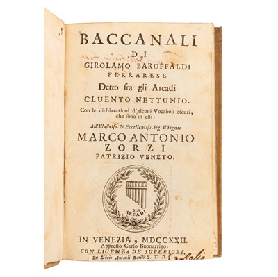 Lot 5 - Griselini. Dizionario Delle Arti De'Mestieri