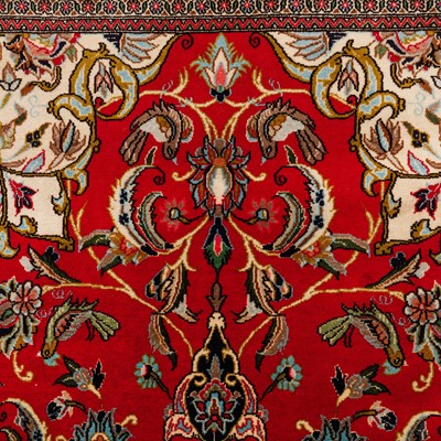 Lot 7 - A fine Qum rug, central Persia