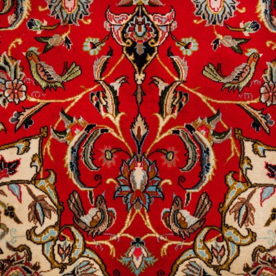 Lot 7 - A fine Qum rug, central Persia