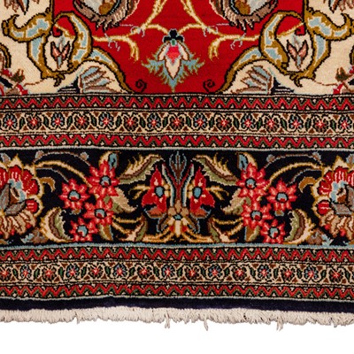 Lot 7 - A fine Qum rug, central Persia