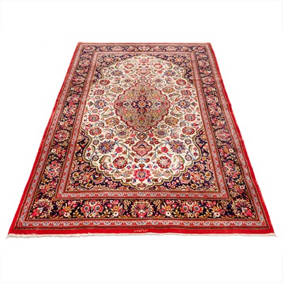 Lot 47 - A very fine Qum rug, central Persia
