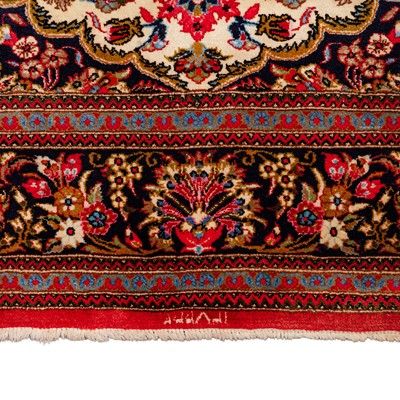 Lot 47 - A very fine Qum rug, central Persia