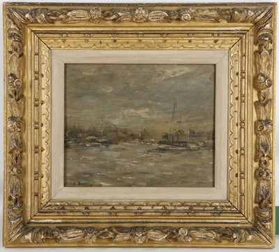 Lot 134 - Attributed to E. Baundny, French school, late...