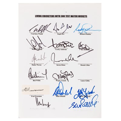 Lot 551 - Autograph Collection.- Cricket Interest