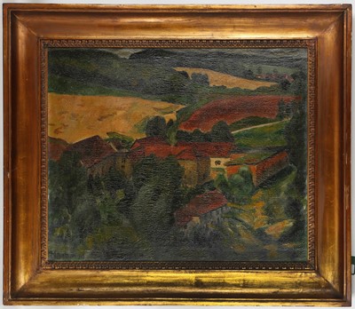 Lot 136 - Eugen Hamm 1885-1930 German. 'Summer Landscape'...