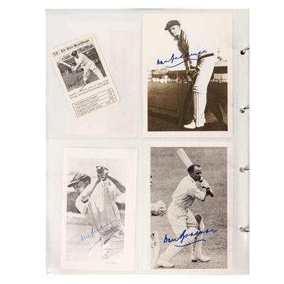 Lot 552 - Autograph Collection.- Cricket Interest