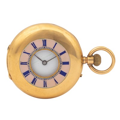 Lot 114 - G.Croft & Co Half Hunter Fob Watch