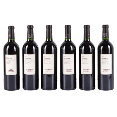 Lot 93 - Pomerol Club des Sommeliers Grande Reserve Clinet 2013, Pomerol, Bordeaux - 6 bottles