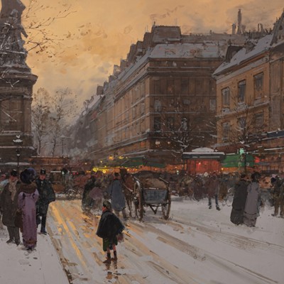 Lot 184 - Eugène Galien-Laloue (French, 1854-1941)