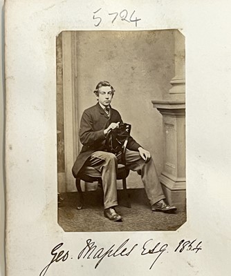 Lot 157 - Pages From a Victorian Family Photograph Album.