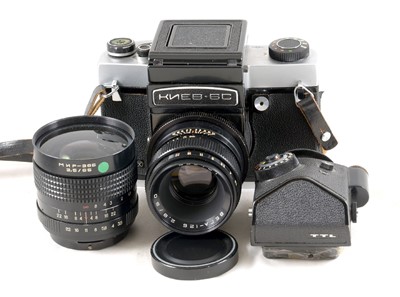 Lot 169 - Kiev 6C 120 SLR Outfit.