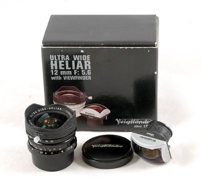 Lot 270 - Voigtlander Heliar 12mm f5.6 Ultra Wide Lens.