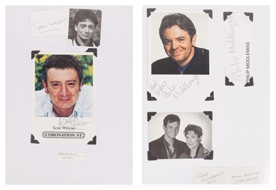 Lot 96 - Autograph Collection.- Coronation Street