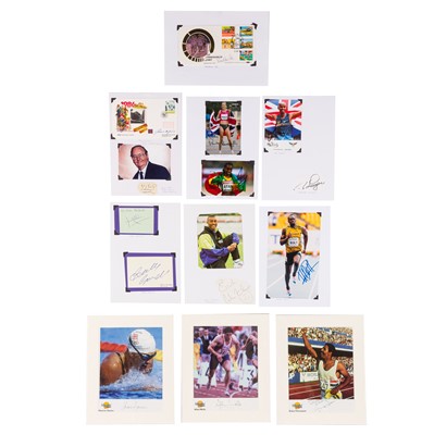 Lot 554 - Autograph Collection.- Olympic Champions