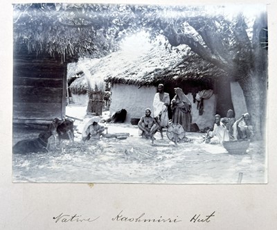 Lot 151 - Various Loose Photographs and Album Pages of Kashmir, India 1870s/1890s.