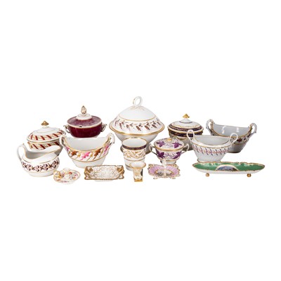Lot 330 - A group of late 18th and early 19th Century Worcester porcelain