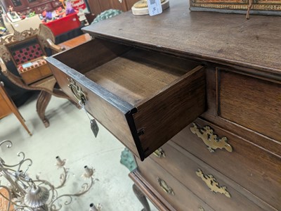 Lot 36 - A George II walnut chest on stand