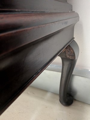 Lot 36 - A George II walnut chest on stand