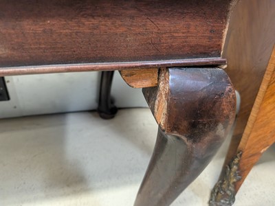 Lot 36 - A George II walnut chest on stand