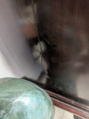 Lot 36 - A George II walnut chest on stand