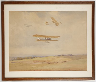 Lot 130 - Edmund G. Fuller 1888-1916. A watercolour of...