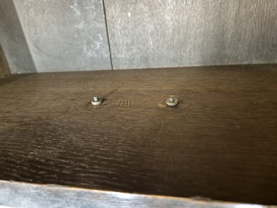 Lot 27 - An early 18th Century George I period walnut feather banded bureau bookcase