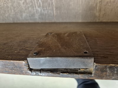 Lot 27 - An early 18th Century George I period walnut feather banded bureau bookcase