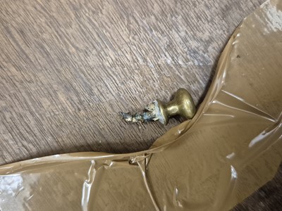 Lot 27 - An early 18th Century George I period walnut feather banded bureau bookcase