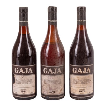 Lot 197 - Gaja Barbaresco 1971 - 3 bottles