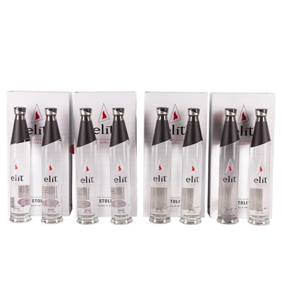 Lot 338 - Stolichnaya Elit - 8 bottles