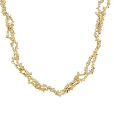 Lot 254 - Charles De Temple | A 'Caviar' necklace, bracelet, and earring suite