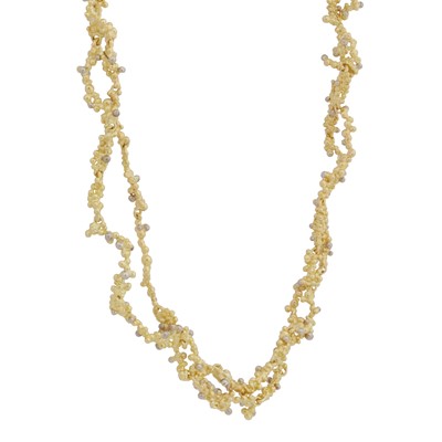 Lot 254 - Charles De Temple | A 'Caviar' necklace, bracelet, and earring suite