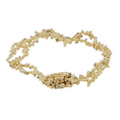 Lot 254 - Charles De Temple | A 'Caviar' necklace, bracelet, and earring suite