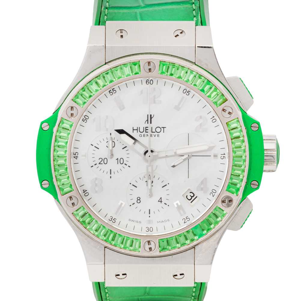 Lot 65 - Hublot 'Big Bang Tutti Frutti - Apple' Chronograph Wristwatch