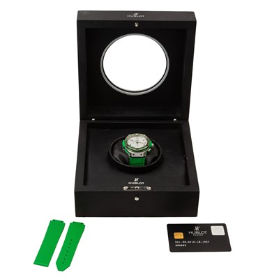 Lot 65 - Hublot 'Big Bang Tutti Frutti - Apple' Chronograph Wristwatch