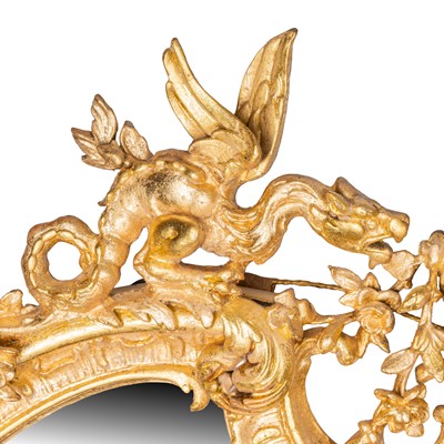 Lot 63 - A late 19th or early 20th Century and later composite gilt framed mirror, In Louis XIV taste