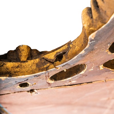 Lot 62 - A George II style giltwood wall mirror