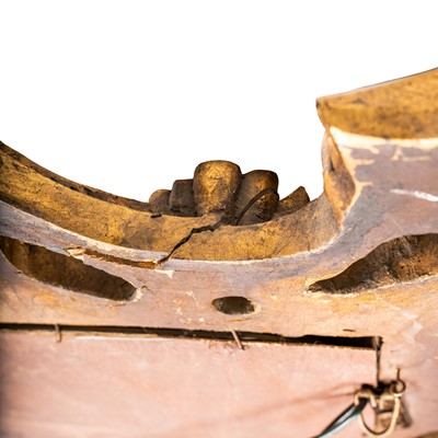 Lot 62 - A George II style giltwood wall mirror