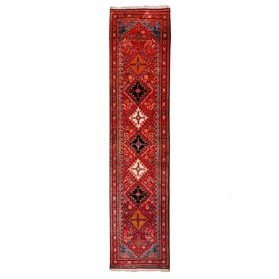Lot 64 - A fine Qashqai Kashkuli runner, south-west Persia