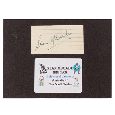 Lot 553 - Autograph Collection.- Cricketers