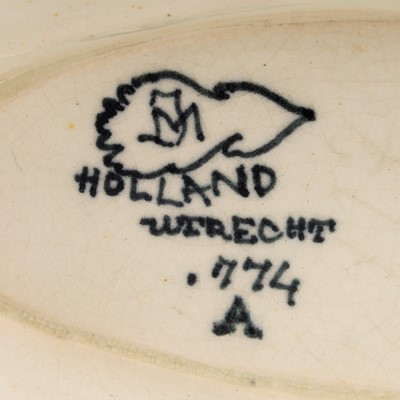 Lot 92 - J.W. Mijnlieff (1862-1940) for Fayence en Tegelfabriek, Utrecht