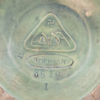 Lot 81 - Eduard Stellmacher (1868-1932) for Amphora Riessner, Stellmacher & Kessel (Amphora)