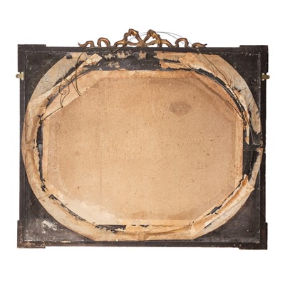 Lot 59 - A gilt framed overmantel mirror, late 19th century