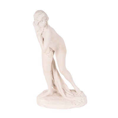 Lot 179 - A Sevres biscuit porcelain nude female figure