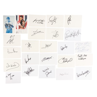 Lot 79 - Autographs Collection.- Actors & Sport Champions