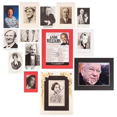 Lot 77 - Autograph Collection.- Actors & Entertainers