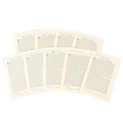 Lot 304 - Sillitoe (Alan)