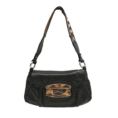 Lot 450 - Prada Black Embellished Shoulder Bag