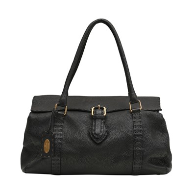 Lot 361 - Fendi Black Selleria Linda Shoulder Bag