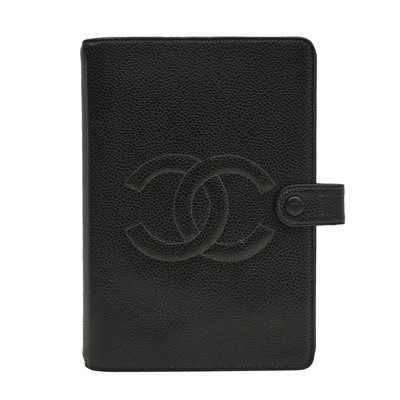 Lot 324 - Chanel Black CC Agenda Cover
